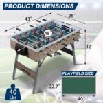 Soccer Table 4FT Folding Soccer Table